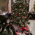 kerstmis, kerst, nieuwjaar motorfiets, kerst motorfiets